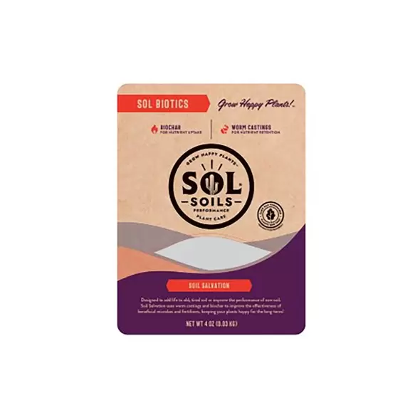 Sol Soils 4oz Biotics Soil Salvation 10/CS