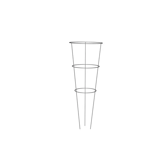 Panacea 33" 3 Leg 3 Ring Galvanized Tomato Cage