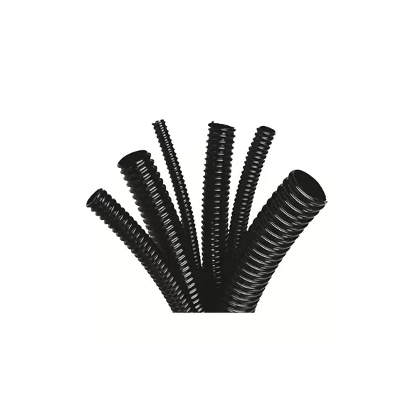 Danner 1-1/4"x100' Black Reinforced Flexible Tubing