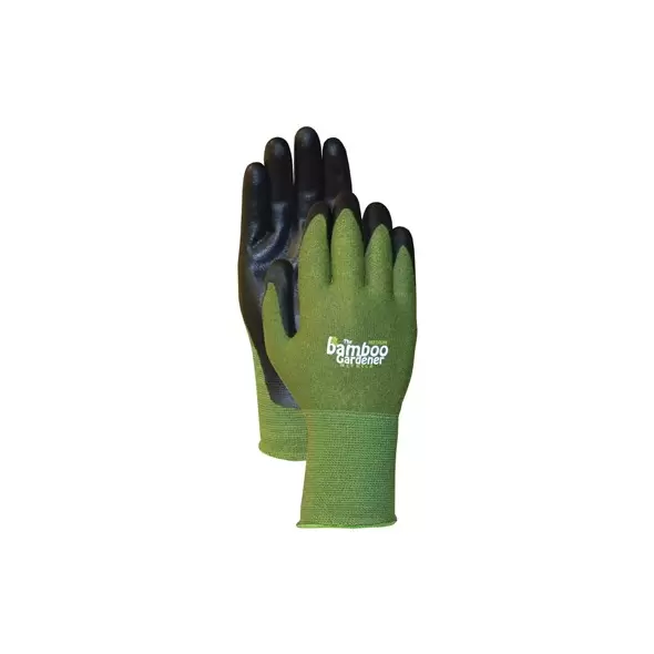 BGC Bamboo Nitrile Glove Medium Green
