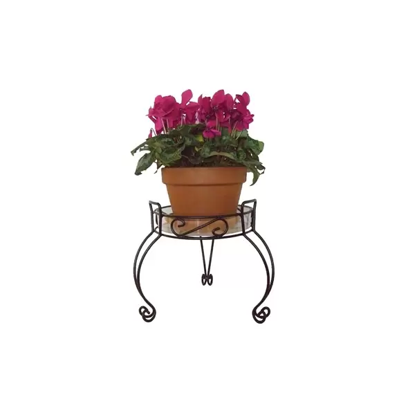 Deer Park 13" Combo Top Plant Stand Black