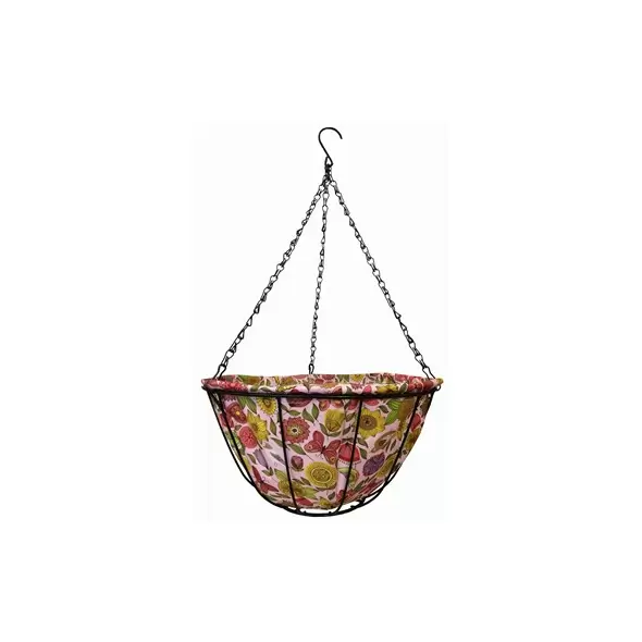 Gardener Select 12" Hanging Basket Paisley Fabric Coco Liner 6/CS