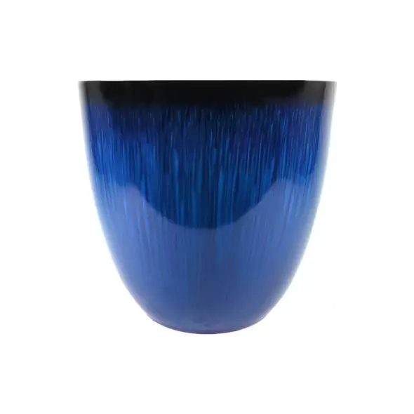 Gardener Select 12" Egg Planter Blue Flower Planter 6/CS