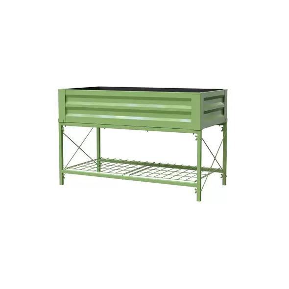 Panacea 32" Raised Planter With Liner Green