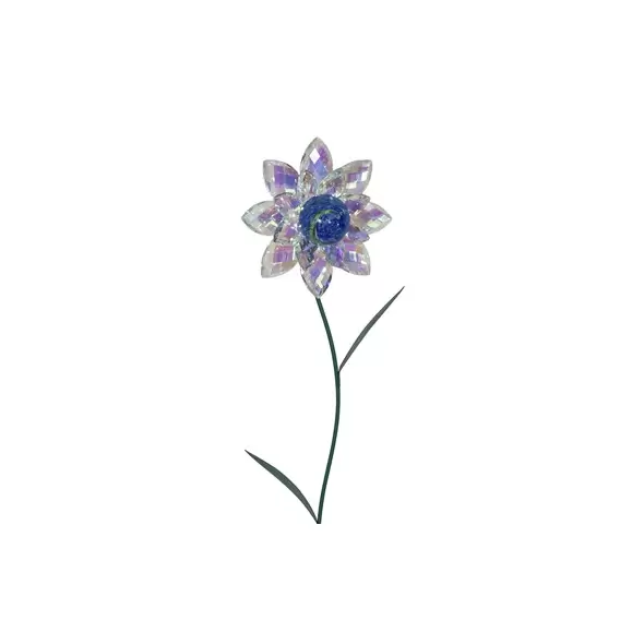 E-V Illuminarie Gem Flower Stake Iridescent