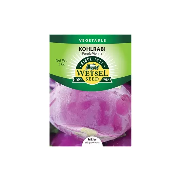 Kohlrabi, Purple Vienna - 3 grams