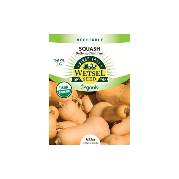 Organic Butternut Waltham Squash - 2 Gram