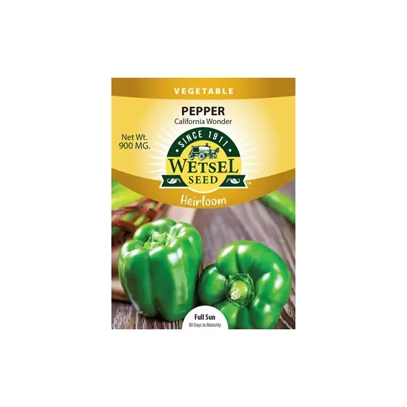 HEIRLOOM, CALIF WONDER PEPPER 900 MG