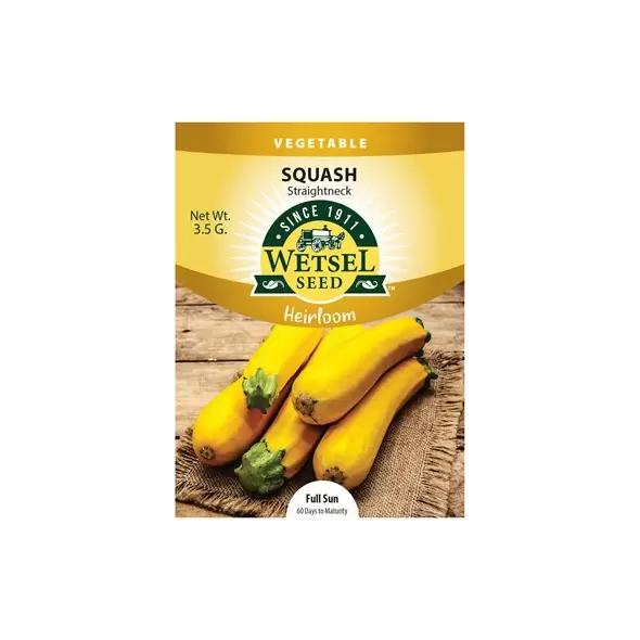 HEIRLOOM, SQUASH STRAIGHTNECK 3.5GM