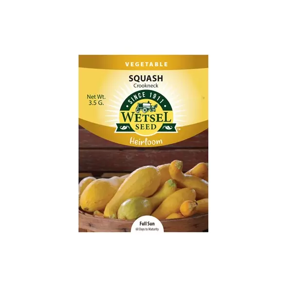HEIRLOOM, SQUASH CROKNECK 3.5G