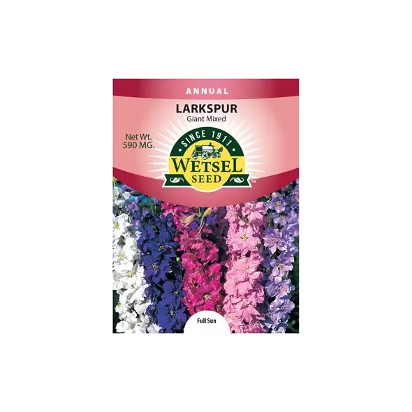LARKSPUR, GIANT MIXED 590 MG