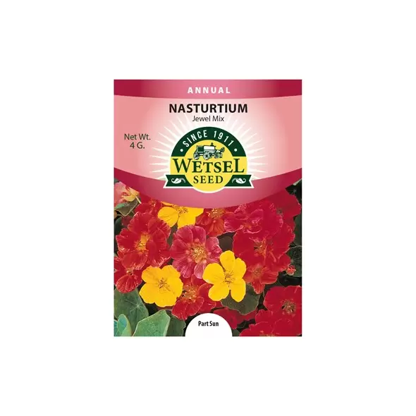 Nasturtium, Jewel Mix - 4 Gram
