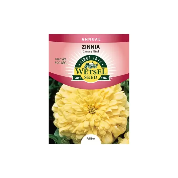 ZINNIA, CANARY BIRD 590 MG.