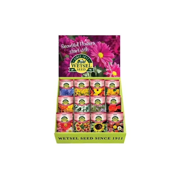 Wetsel 200PKT Flower Counter Display