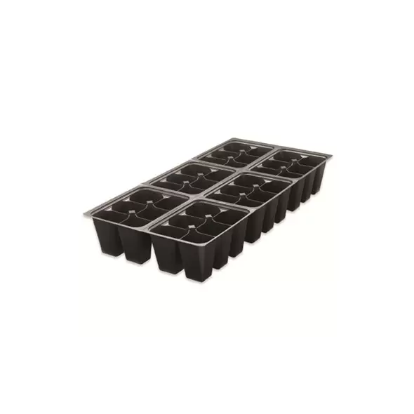 T. O. Plastics 606 Standard Deep Jumbo Insert Black 100 Per Case 63Cs/Pl St-I-0606-Deep (Jumbo 606)