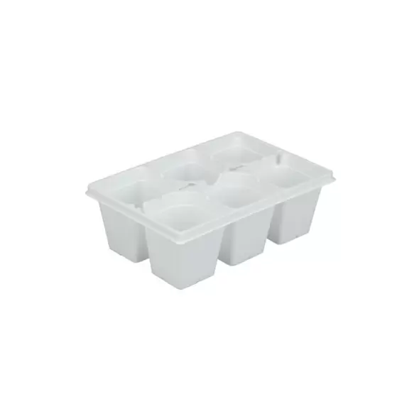 DLN T306BP (ACH) TRUE 6 CELL BSKT PACK WHT 300/CS