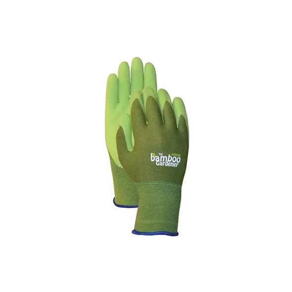 BGC Bamboo Rubber Palm Glove Medium Green