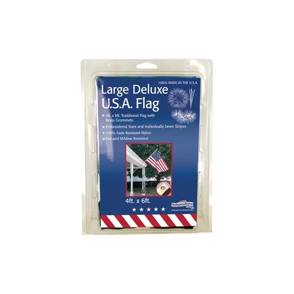 FlagZone 4'x6' Nylon Sewn & Embroidered US Flag