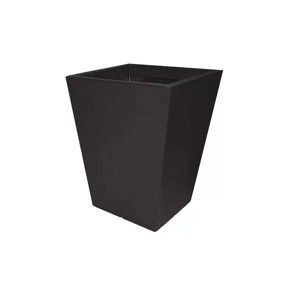 Tusco 22" Cosmo Square Planter Black