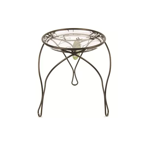 Plastec 13" Elegance Plant Stand Dark Bronze