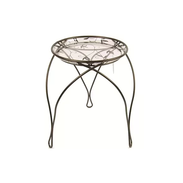 Plastec 17" Elegance Plant Stand Dark Bronze