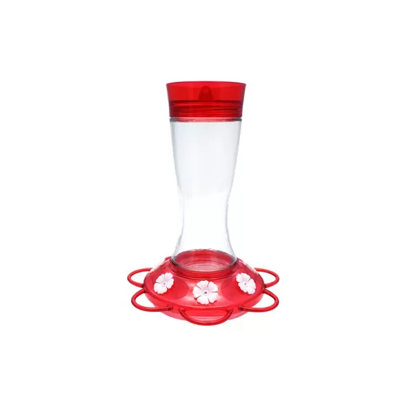 Classic 20oz Garnet Glass Hummingbird Feeder 7 Ports