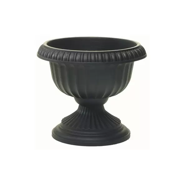 Grecian 12" Urn Black