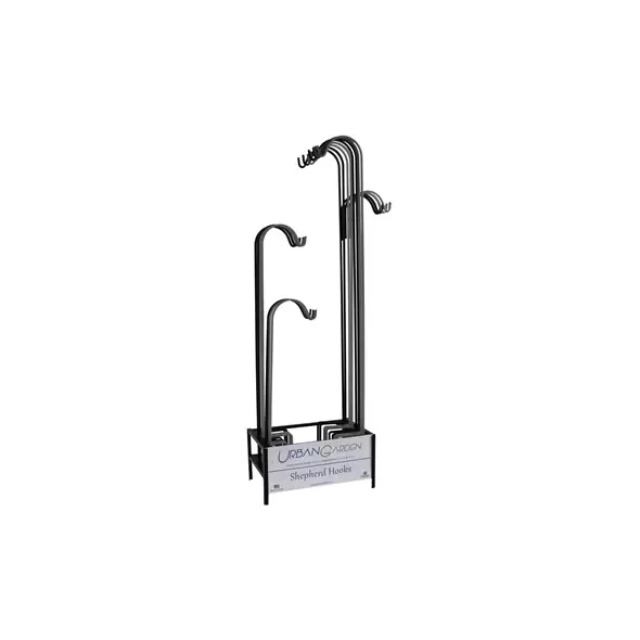 AGW 40pc UrbanGarden Hook Assortment Black & Slate