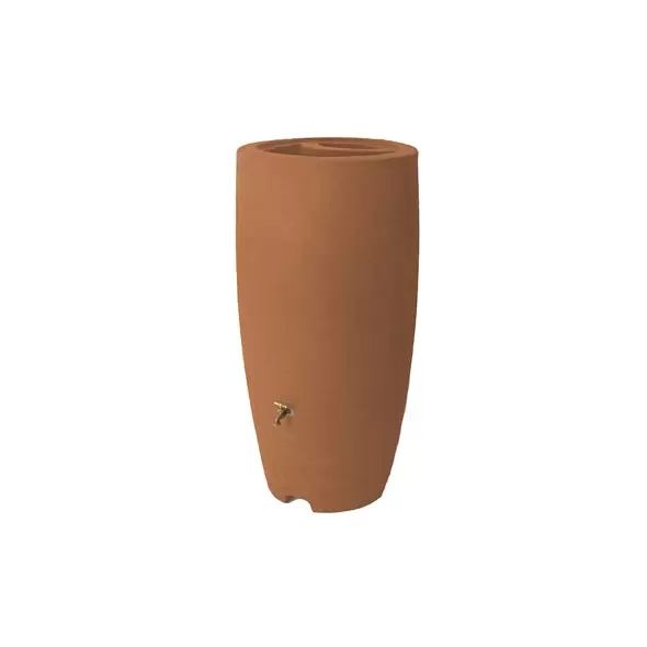 Algreen 80gal Athena Rain Barrel Terra Cotta