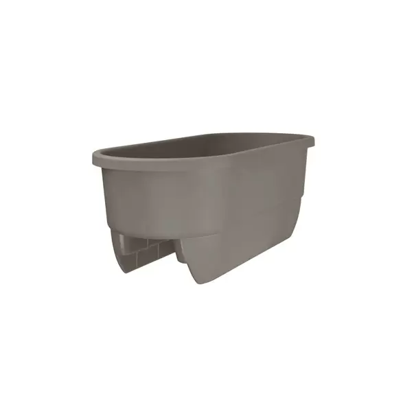 Apollo 24" Dual Deck Rail Planter Driftwood