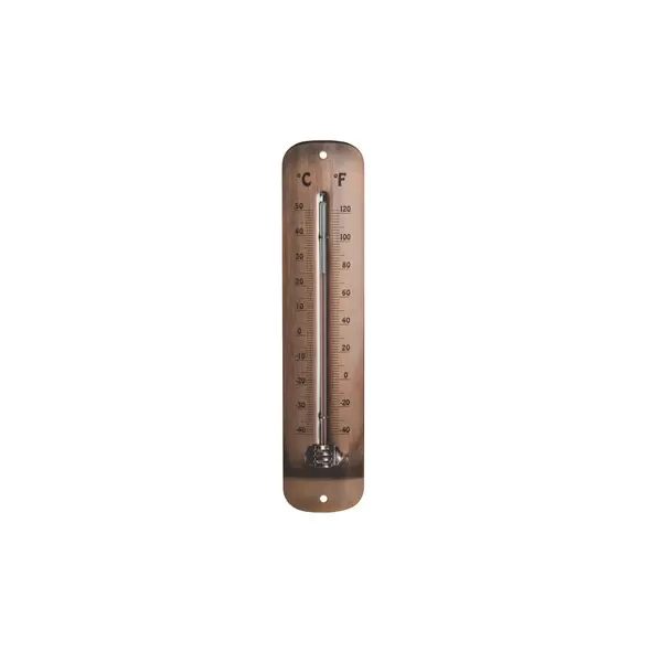 Headwind 12" EZ Read Metal Thermometer Oil Rub Bronze
