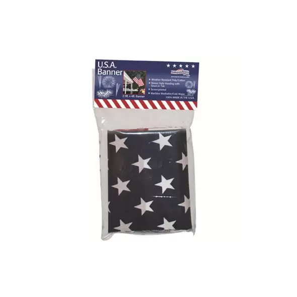 FlagZone 2.5'x4' Poly Cotton US Banner Flag