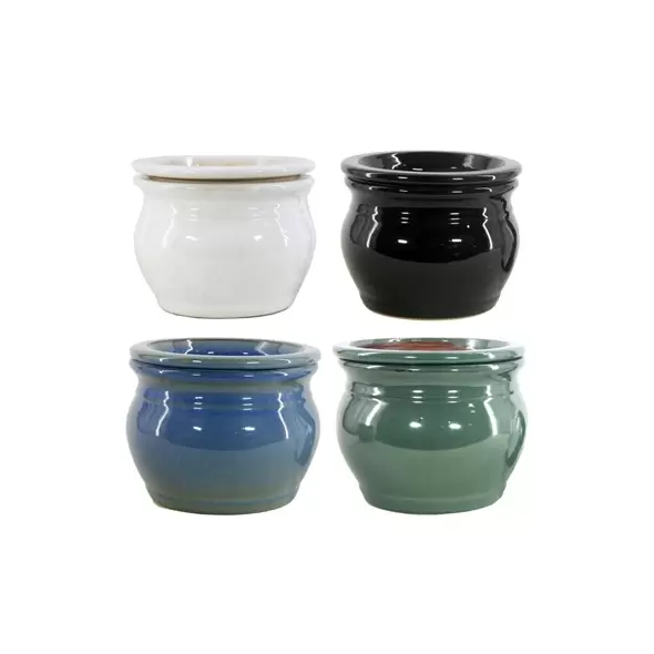 MCarr 4PC 8" Self Water Round Pot Asst