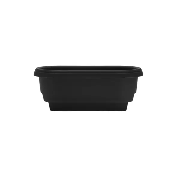 Bloem 12" Deck Rail Planter Black