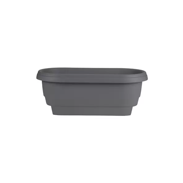 Bloem 24" Deck Rail Planter Charcoal