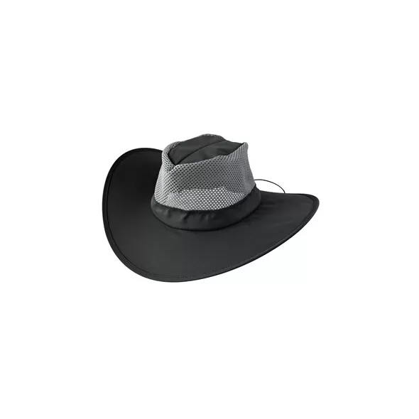 TPH Black Hat w/ Charcoal Mesh Poly Blend