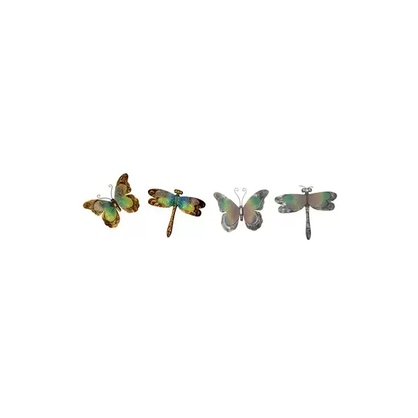VCS 9" Verdigris Butterfly And Dragonfly