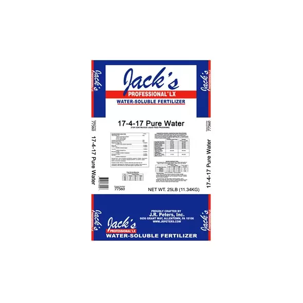 Jacks Prof Pure Water LX 17-4-17 25Lb (80/Pl)