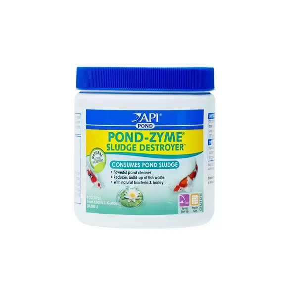 API Pond 8oz Pond-Zyme Enzymatic Pond Cleaner B