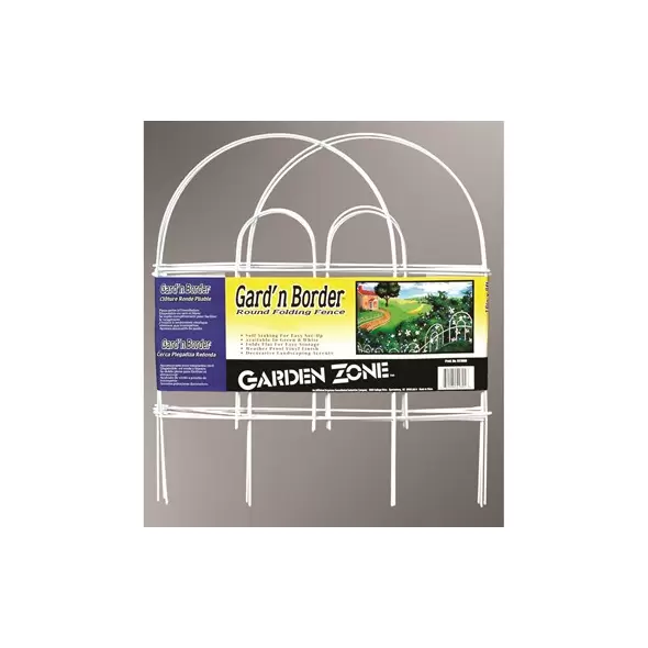 Origin Point 24"x10' White Round Folding Fence