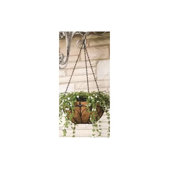 Panacea 14" Classic Finial Hanging Basket