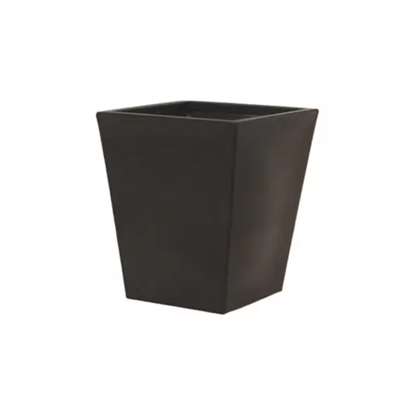 Tusco 18" Cosmo Square Planter Black