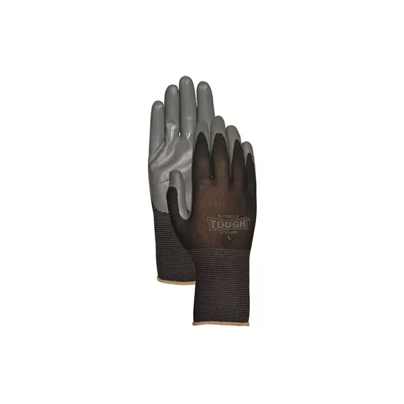 BGC Nitrile Tough Glove Small Black