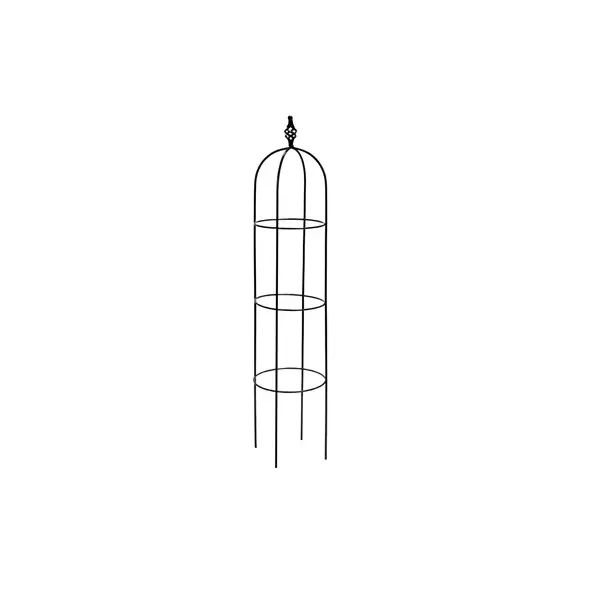 AGW 56"x10.5" Obelisk w/ Spiral Twist Black