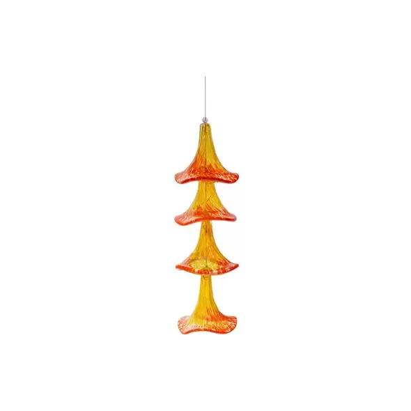 APM Petunia Wind Chime Orange/Yellow