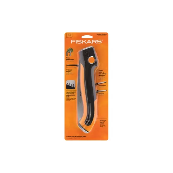 Fiskars PowerTooth Softgrip Folding Saw 7"' Blade