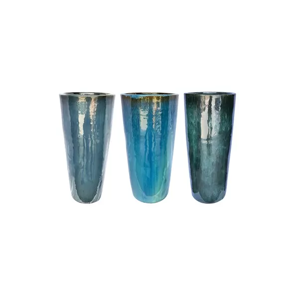 MCarr 15pc Tall Round Planter Pallet Mixed Colors