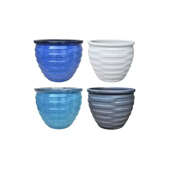MCarr 24pc Techno Round Planter Pallet Mixed Colors