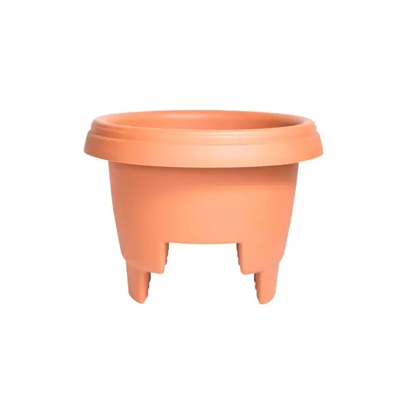 Bloem 12" Deck Rail Planter Terra Cotta