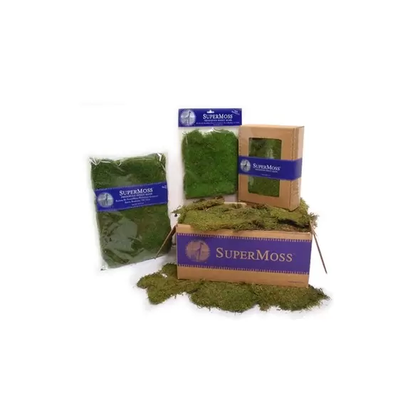 SuperMoss 120cu Bag Preserved Sheet Moss Fresh Green